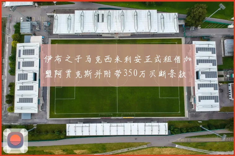 伊布之子马克西米利安正式租借加盟阿贾克斯并附带350万买断条款